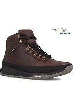 Утепленные низкие ботинки коричневого цвета Forester 4101783 фото №1