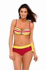 Separate swimsuit: bra with underwire and push-up, high panties Marko 4023784 photo №2