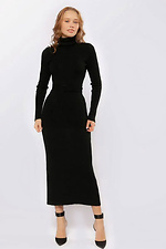 Knitted women's sweater black  4038784 photo №3