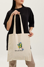 Хлопковая сумка шоппер с патриотическим принтом  4007785 фото №3