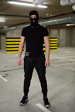 Black cotton joggers Without 8042786 photo №2