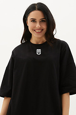 Bawełniany t-shirt basic typu oversize z patriotycznym nadrukiem Garne 3039789 zdjęcie №2