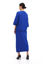 Knitted women's suit in blue  4038790 photo №2