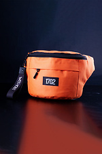 Оранжевая сумка на пояс со светоотражающим принтом Without 8042790 фото №8