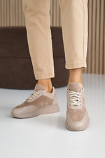 Women's suede sneakers spring-autumn  8019792 photo №3