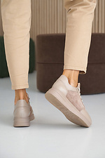 Women's suede sneakers spring-autumn  8019792 photo №5
