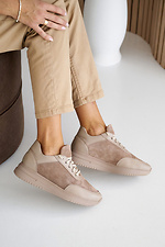 Women's suede sneakers spring-autumn  8019792 photo №6