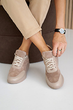 Women's suede sneakers spring-autumn  8019792 photo №7