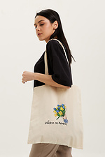 Cotton shopper bag with patriotic print  4007793 photo №2