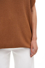 Knitted women's jumper in brown color Sewel 4038793 photo №6