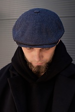 Autumn 8-piece cap with visor and fleece lining Without 8048793 photo №2