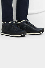 Высокие синие кроссовки для мужчин New Balance New Balance 4101794 фото №9