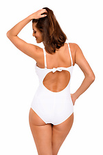 White piece swimsuit with push-up and detachable shoulder strap Marko 4023795 photo №3