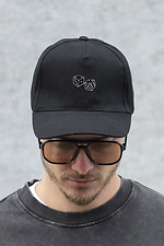 Men's Trucker Baseball Cap With Cube Black Print Without 8049795 photo №4