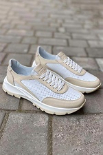 Damen-Sommersneaker aus Leder 8019797 Foto №1