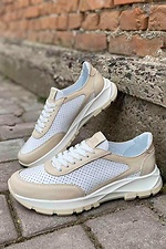 Damen-Sommersneaker aus Leder 8019797 Foto №2