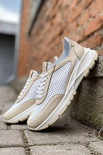 Damen-Sommersneaker aus Leder 8019797 Foto №3