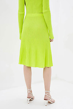 Knitted women's skirt in lemon color  4038799 photo №2