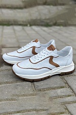 Women's leather summer sneakers  8019801 photo №4