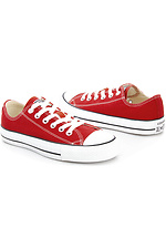 Red Converse Unisex Sneakers Converse 4101803 photo №3