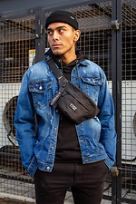 Black reflective print fanny pack Without 8042804 photo №5