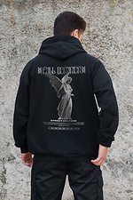 Чоловіче Утеплене Зіп Худі На Флісі Зіпер З Принтом Dominion Kane Black Without 8055804 фото №2