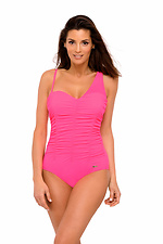 Pink piece swimsuit with push-up and detachable shoulder strap Marko 4023806 photo №2
