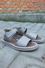 Women's summer leather sandals  8019806 photo №3