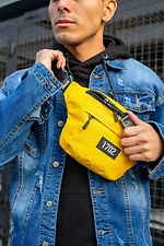 Yellow Reflective Print Fanny Pack Without 8042806 photo №2