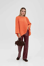 Women's knitted jumper in orange color  4038808 photo №3