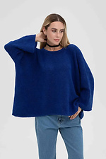 Women's knitted jumper in blue color  4038809 photo №2