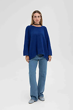 Women's knitted jumper in blue color  4038809 photo №3