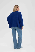 Women's knitted jumper in blue color  4038809 photo №4