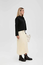 Women's knitted cardigan in black color  4038810 photo №2