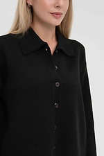 Women's knitted cardigan in black color  4038810 photo №4