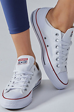 Unisex Converse white sneakers Converse 4101811 photo №10