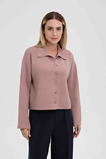 Women's knitted cardigan in marsala color  4038812 photo №1
