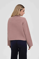 Women's knitted cardigan in marsala color  4038812 photo №2