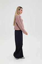 Women's knitted cardigan in marsala color  4038812 photo №4