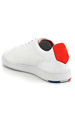 White summer sneakers for men Le Coq Sportif 4101813 photo №3