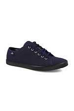 Dark blue textile sneakers for men Las Espadrillas 4100816 photo №1