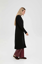 Women's knitted long cardigan in black color  4038818 photo №2