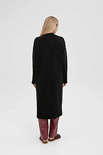 Women's knitted long cardigan in black color  4038818 photo №3