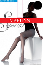 Angenehme schwerelose Strumpfhose 20 den mit stützenden Shorts Marilyn 3009820 Foto №2