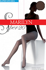 Angenehme schwerelose Strumpfhose 20 den mit stützenden Shorts Marilyn 3009821 Foto №2