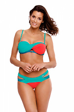 Two-piece swimsuit, bra with detachable straps and push-up Marko 4023822 photo №2