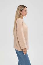 Women's knitted jumper in beige color  4038824 photo №2
