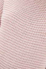 Розовый свитер Лана с цельновязаным воротником и широкими рукавами  4036825 фото №4