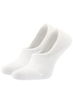 Cotton low footprints in white  8042826 photo №1