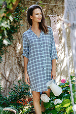Thin knitted tunic-shirt for sleeping and at home in a cage Key 4028829 photo №1
